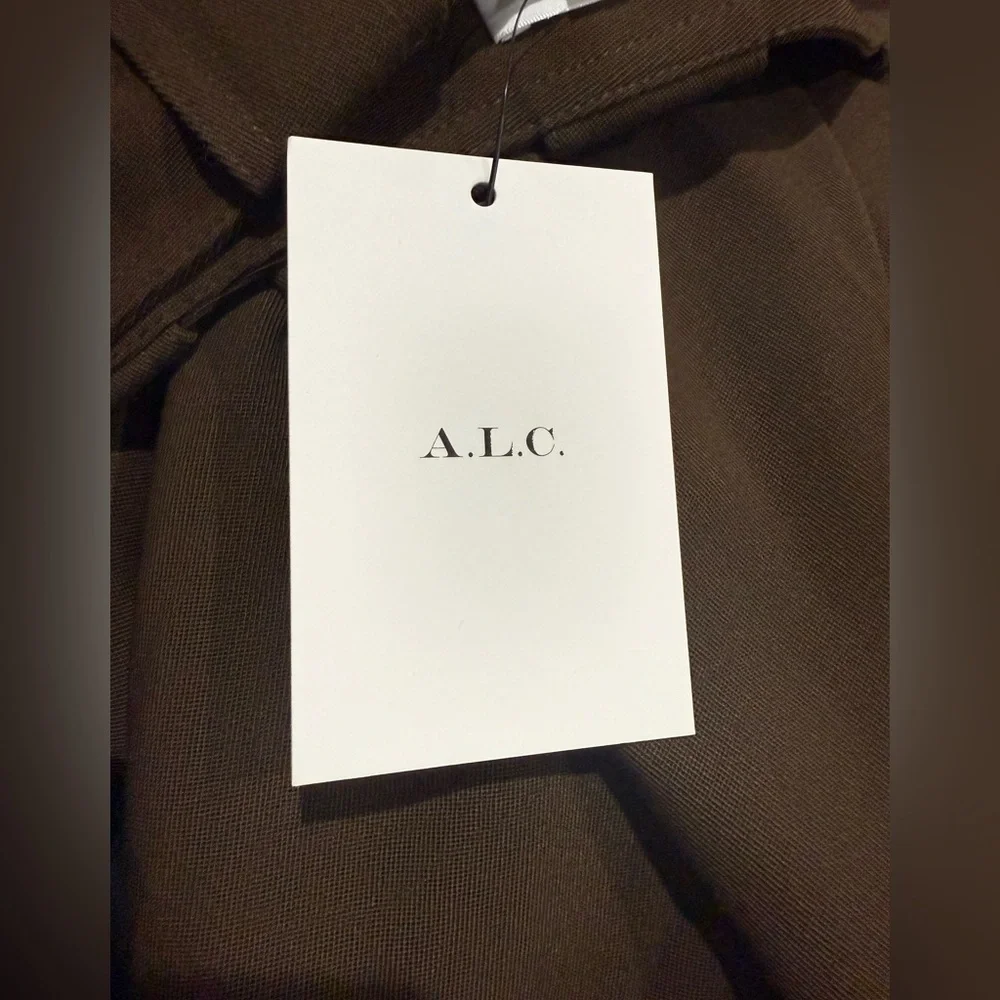 NWT A.L.C. ALC Brie Cargo Pant in Sycamore Brown Sz 2 $495 - Picture 7 of 9
